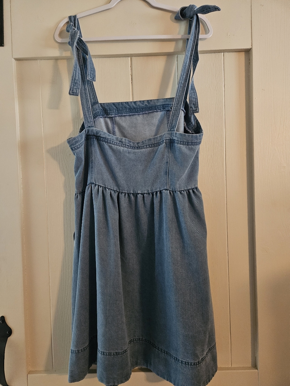 Altar'd State Light Blue Denium Pinafore Jumper - Super Soft! Size XL - Picture 3 of 7